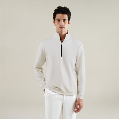 Cumulus Quarter Zip - Bone
