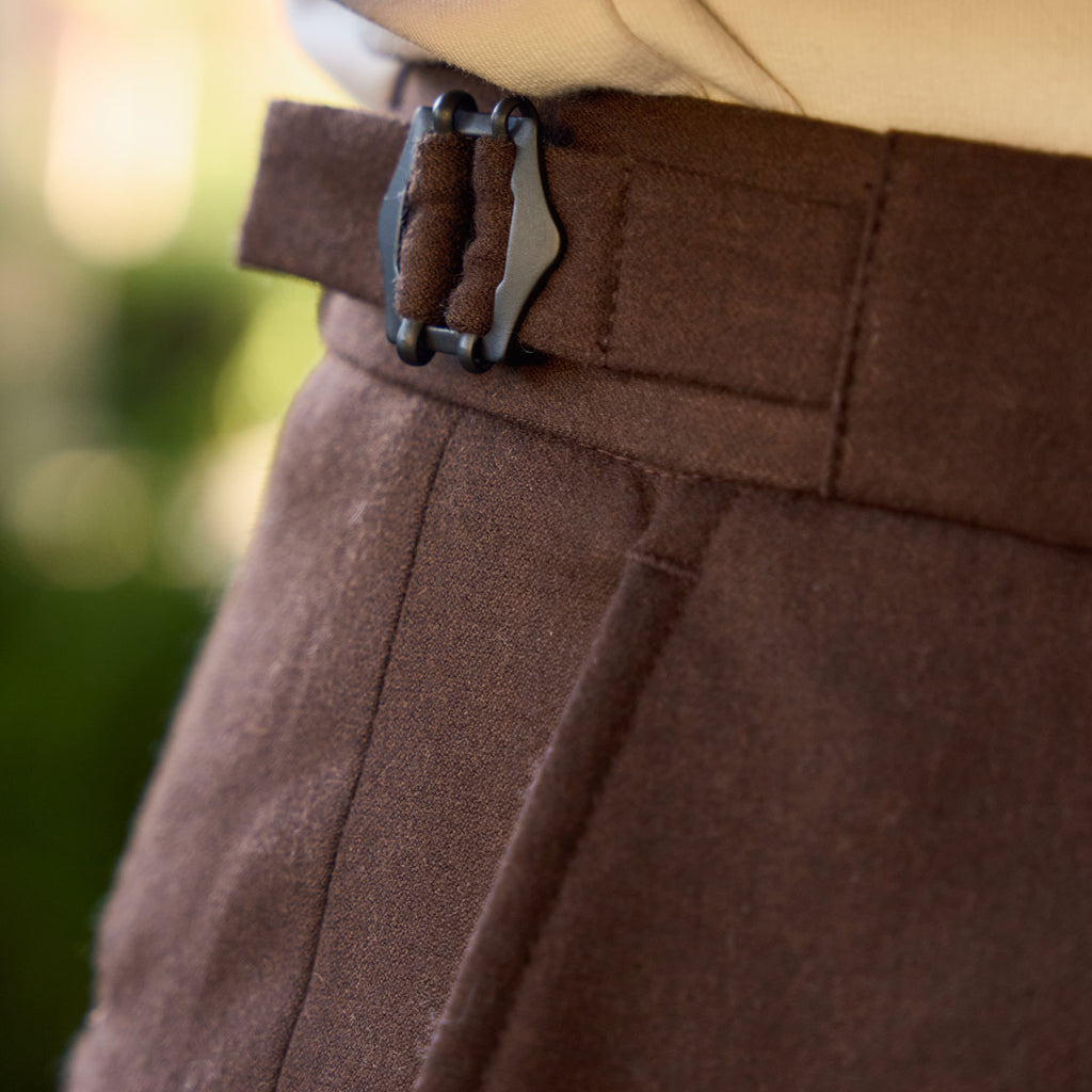 Ford Wool Straight Trouser model Tyler in Hearth