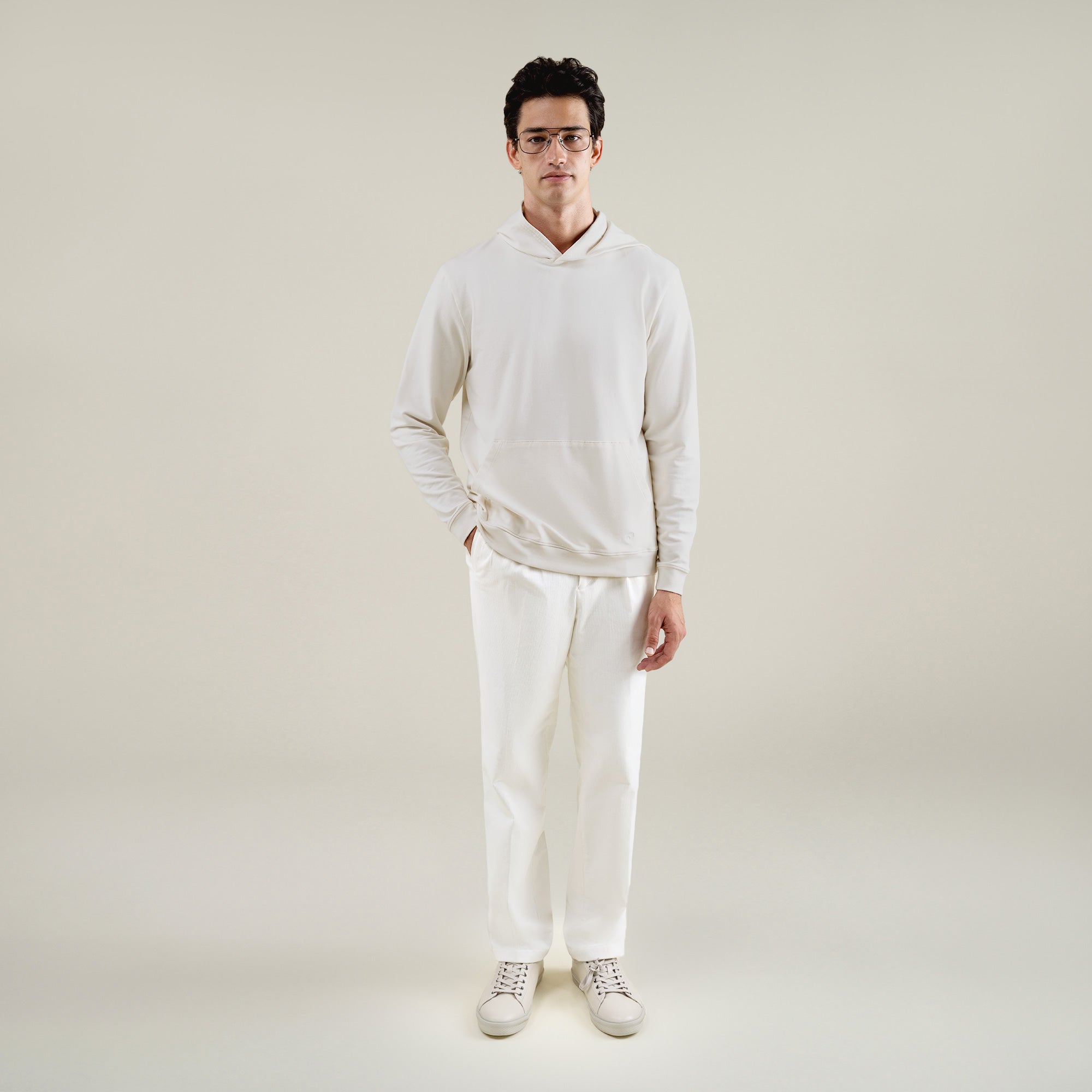 Tags:(6'1" - 165 lbs|Large) Custom t-shirt tee model Jessey in Bone