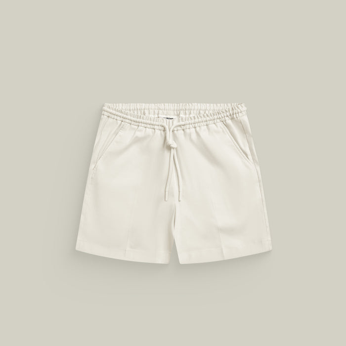 Stretch Cotton Drawstring Shorts