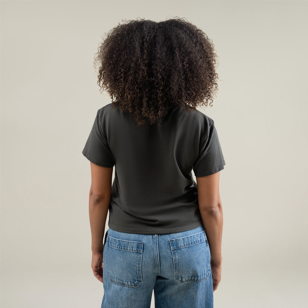 Tags:(Medium) Custom t-shirt tee model Melissa in Smoke