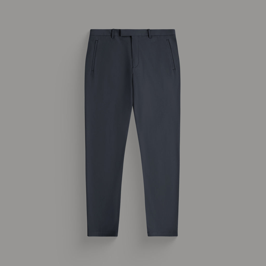 bespoke custom trousers pant chino performance technical model Guillermo in Charcoal