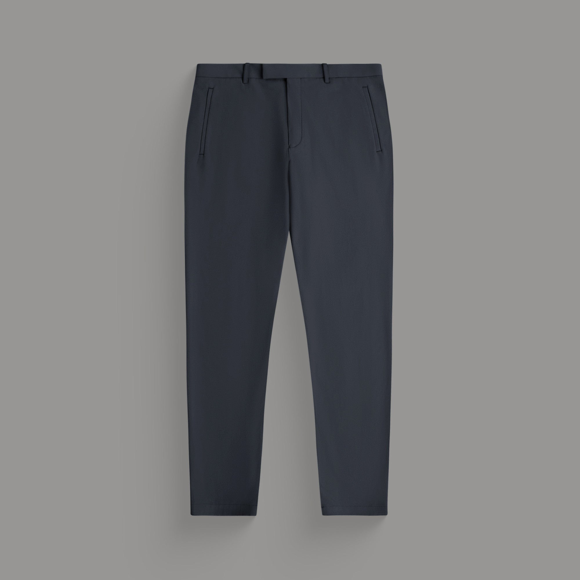 bespoke custom trousers pant chino performance technical model Guillermo in Charcoal