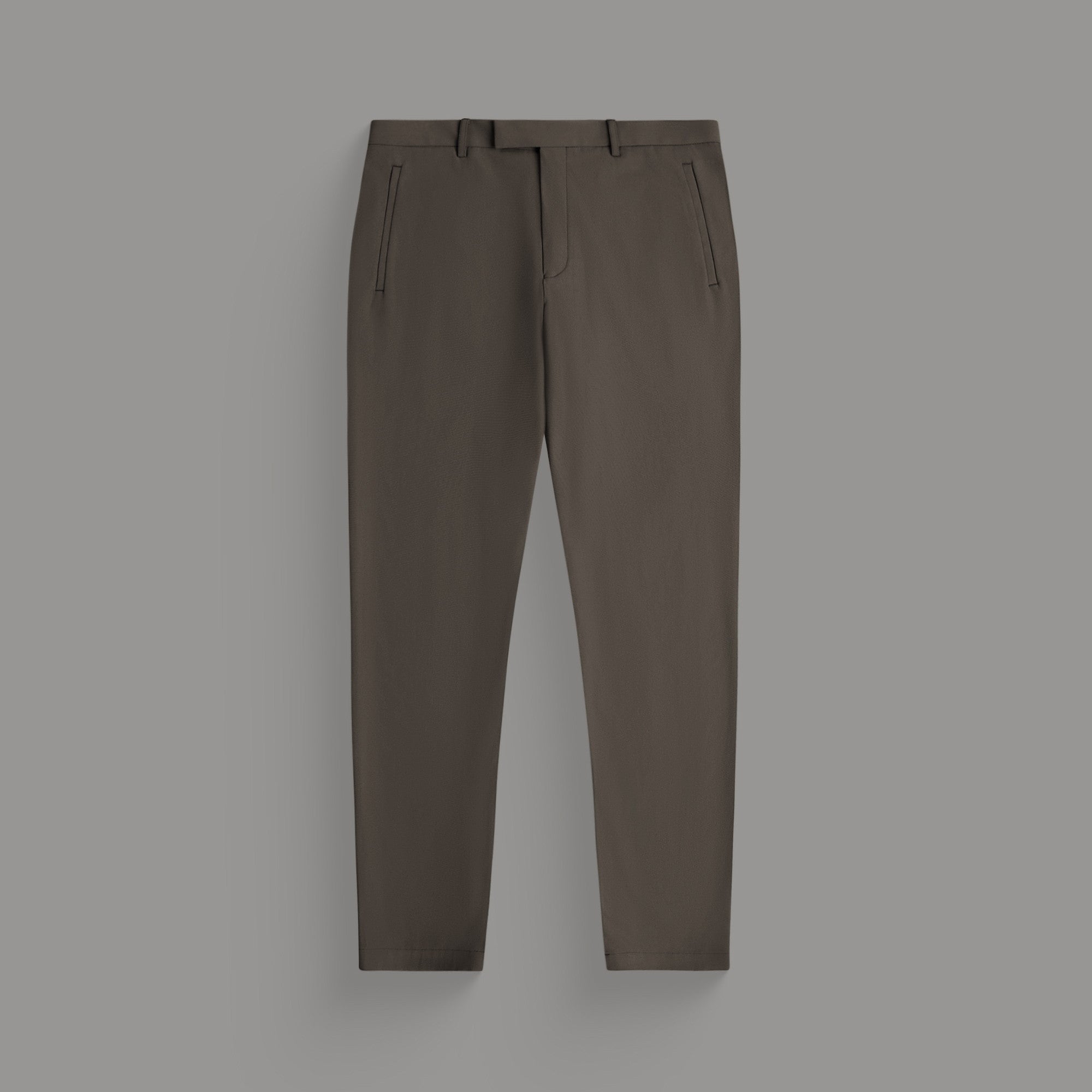 bespoke custom trousers pant chino performance technical model Tyler in Wood