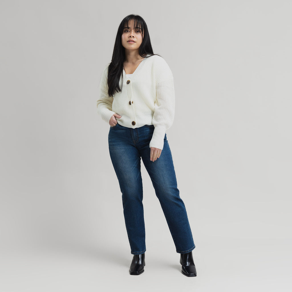 custom air cigarette jeans model Gem in Sur Blue