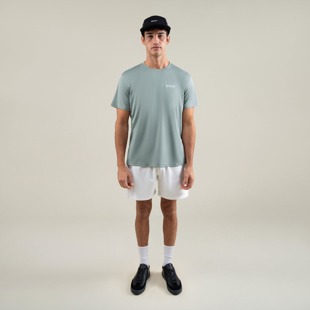 Tags:(Large | 6'1" - 165) Custom t-shirt tee model Jessey in Glacier