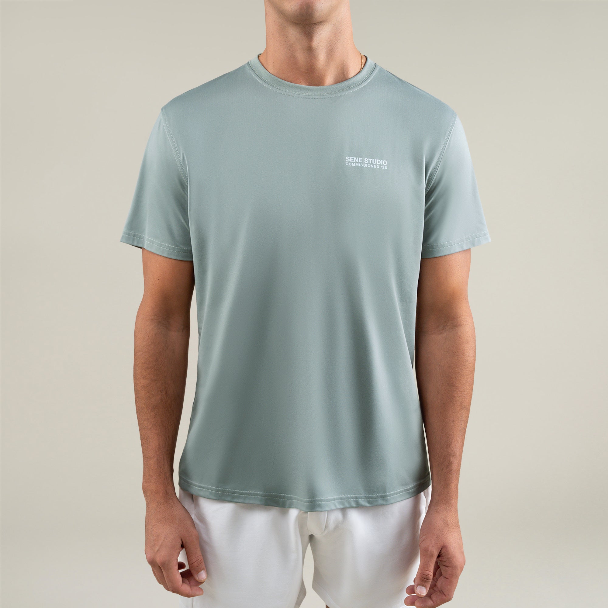 Tags:(Large | 6'1" - 165) Custom t-shirt tee model Jessey in Glacier