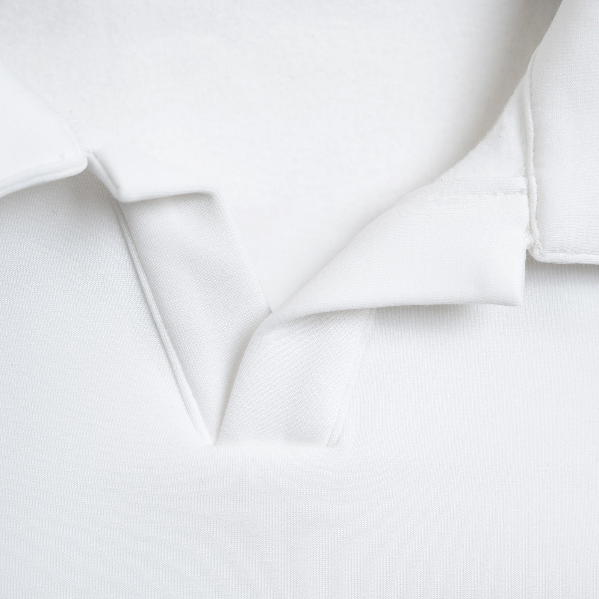Evening Pullover model tyler in White