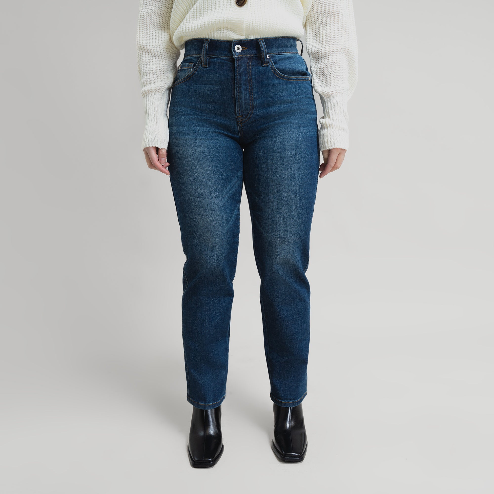 custom air cigarette jeans model Gem in Sur Blue