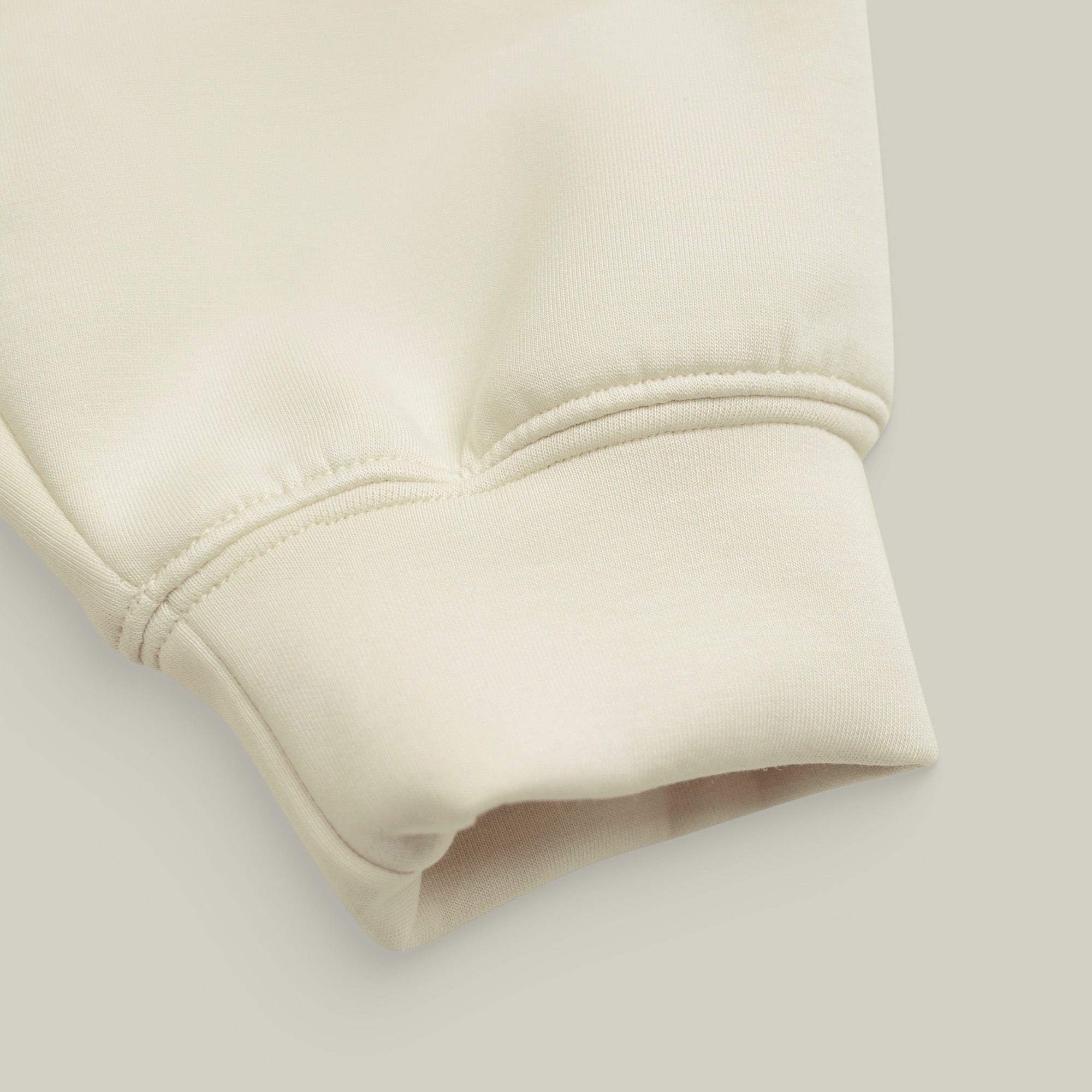Evening Pullover model tyler in cream