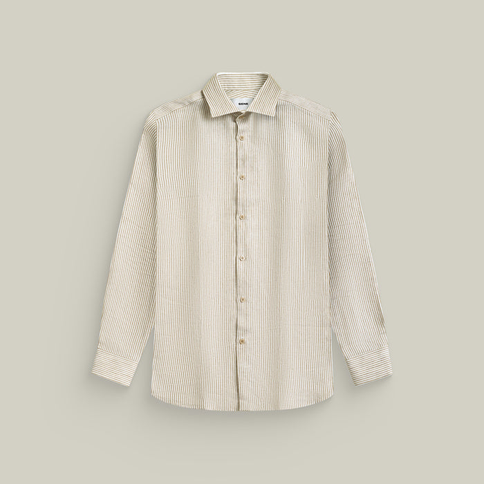 Cotton Linen Spread Shirt