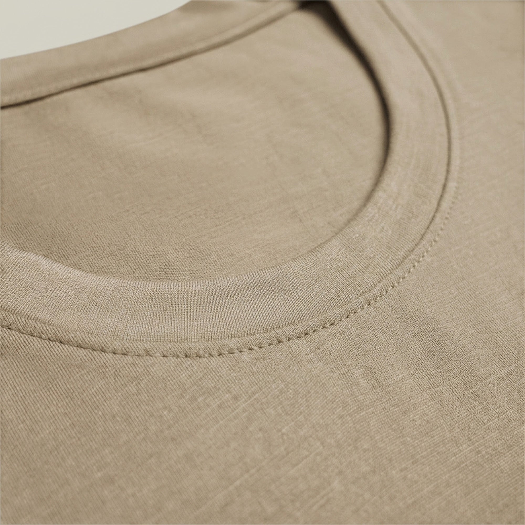 Tags:(6’2" - 180 lbs|Large) Custom t-shirt tee model Matteo in Dune