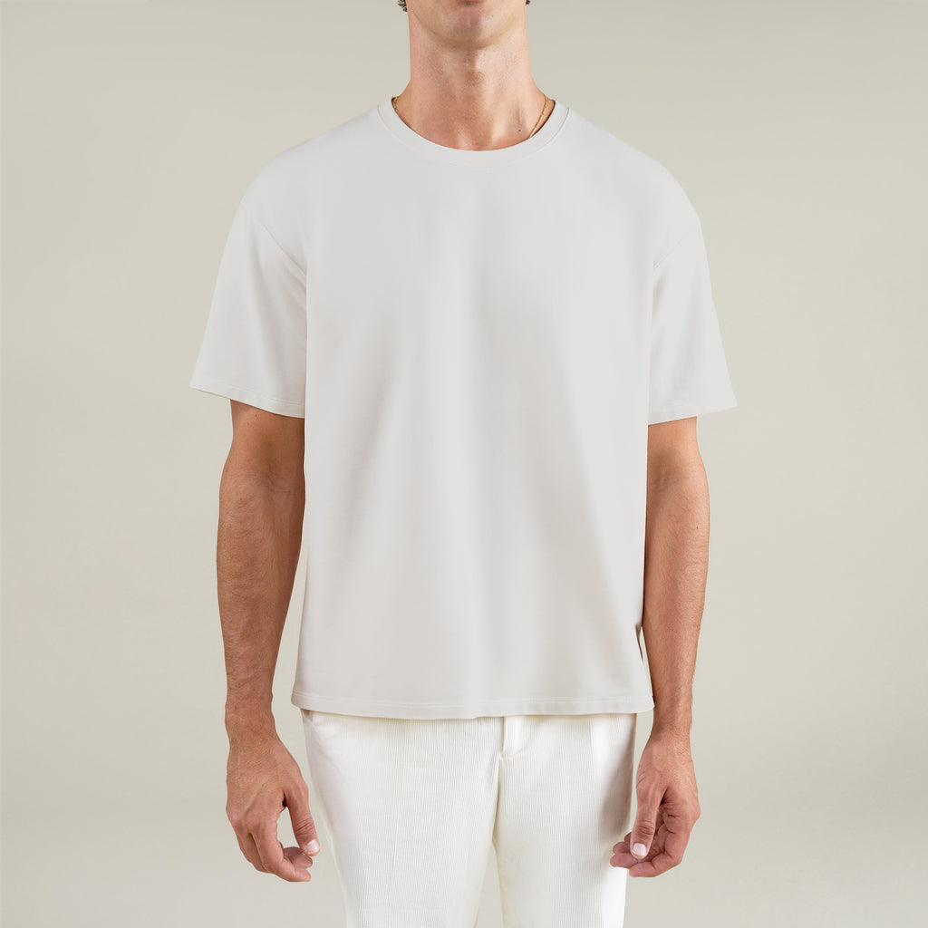 Tags:(Large | 6'1" - 165) Custom t-shirt tee model Jessey in Bone