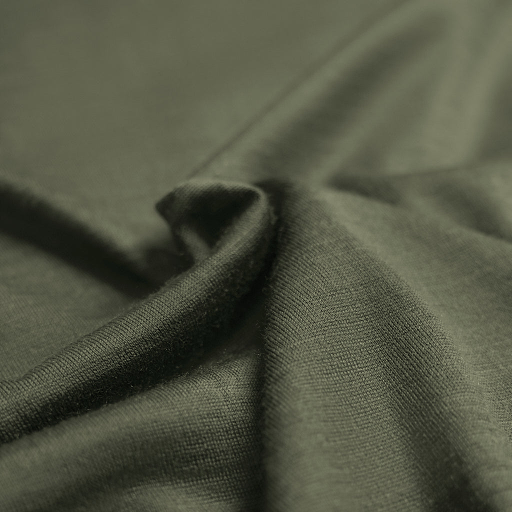 Merino Wool Polo model Matteo in Flint