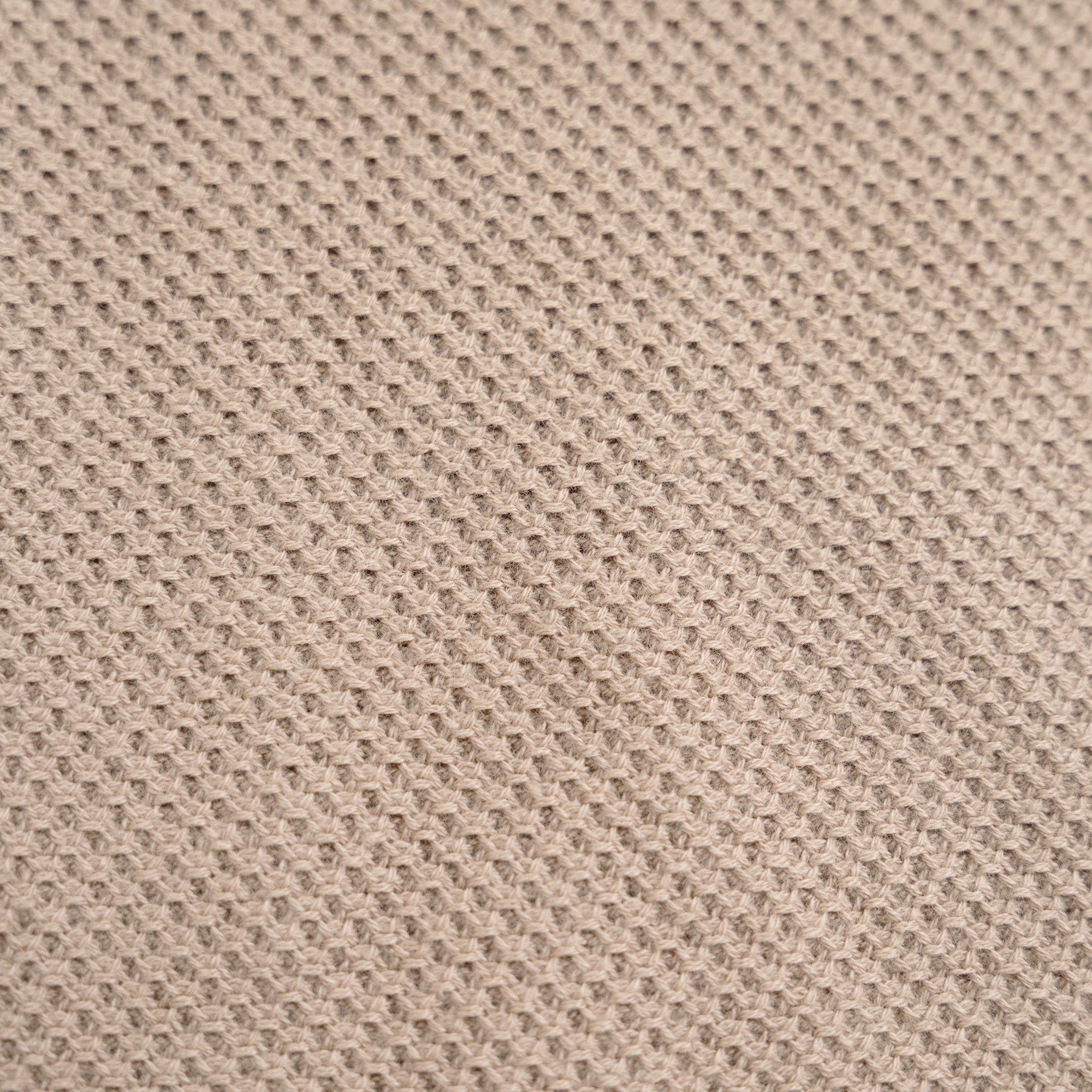 Buttonless Knit Polo model Tyler in Toffee