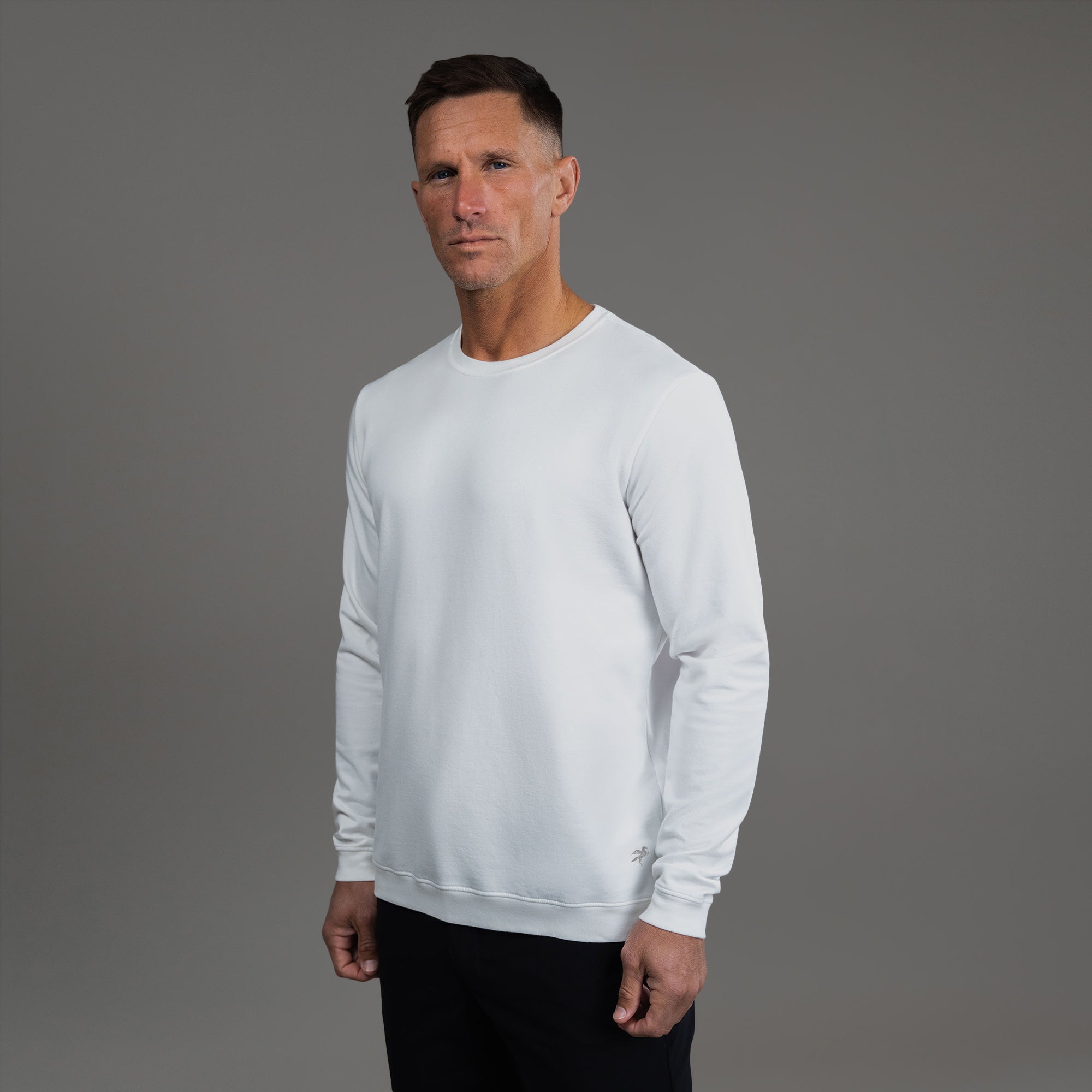 Tags:(6'0" - 180 lbs|Large) custom pullover model Tyler in White