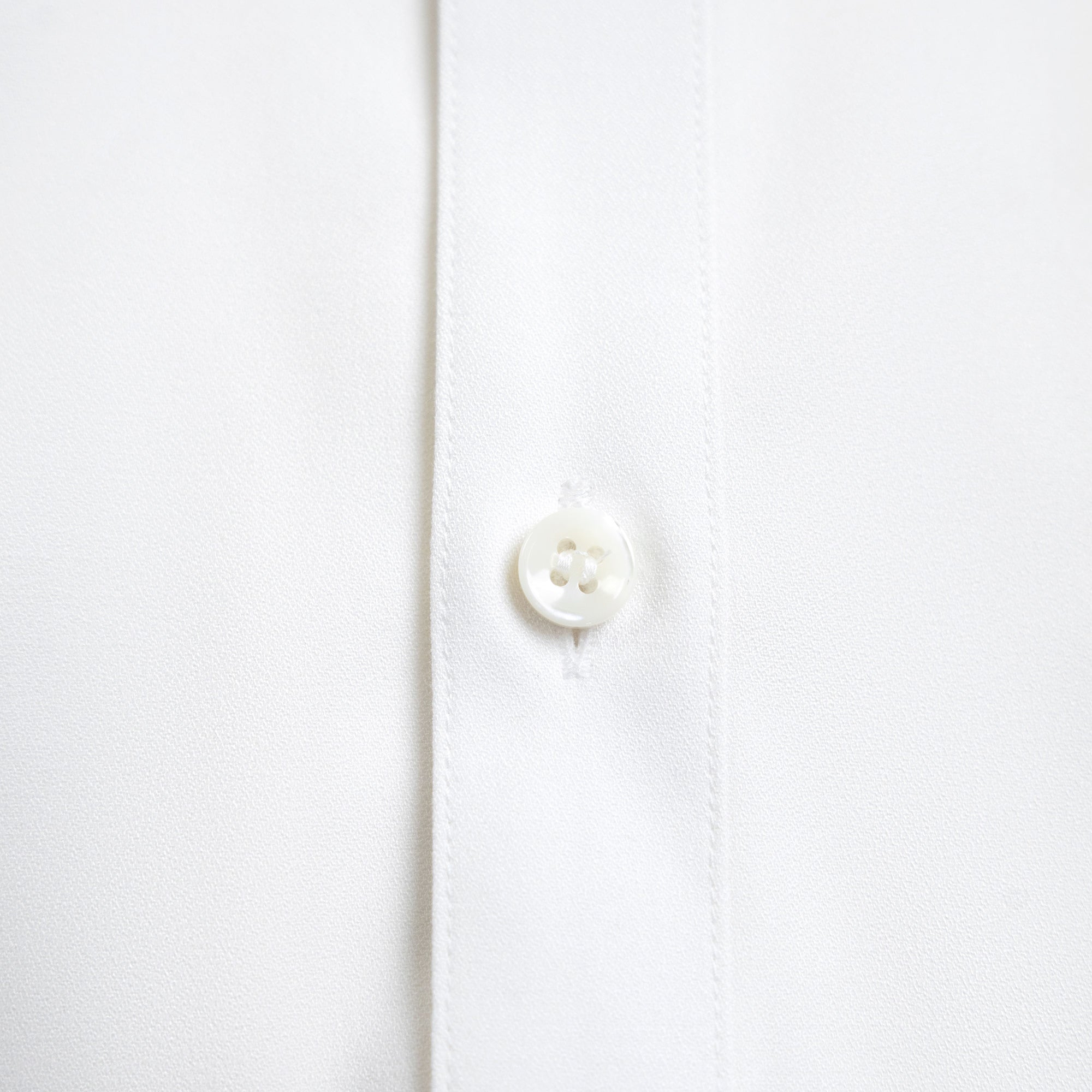 Bamboo Short Sleeve Button-Up Shirt model Tyler in Sea Salt
