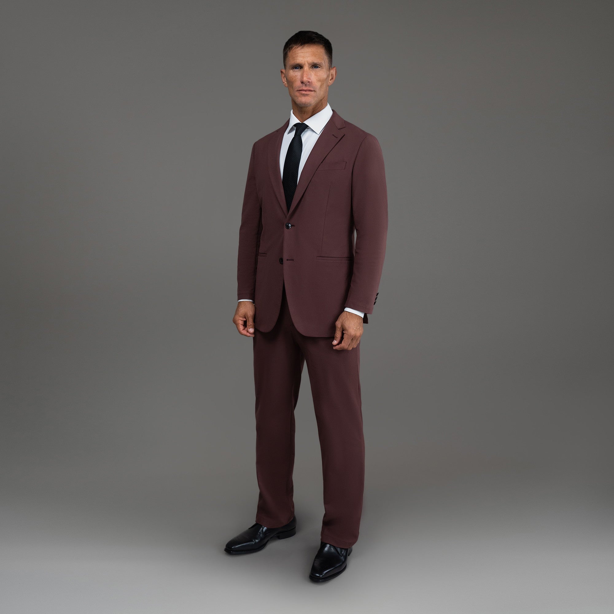 Soho FlexTech Blazer (Unlined) - Maroon