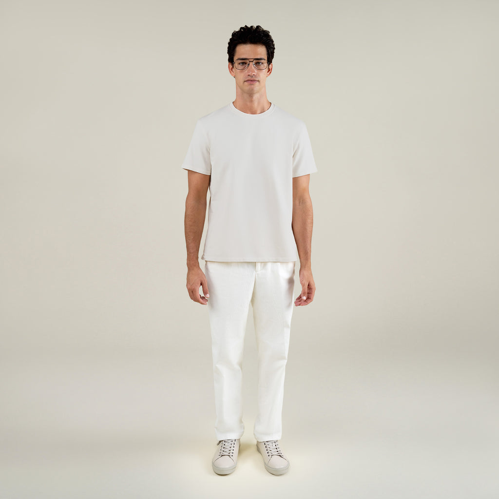 Tags:(6'1" - 165 lbs|Large) Custom t-shirt tee model Jessey in Bone