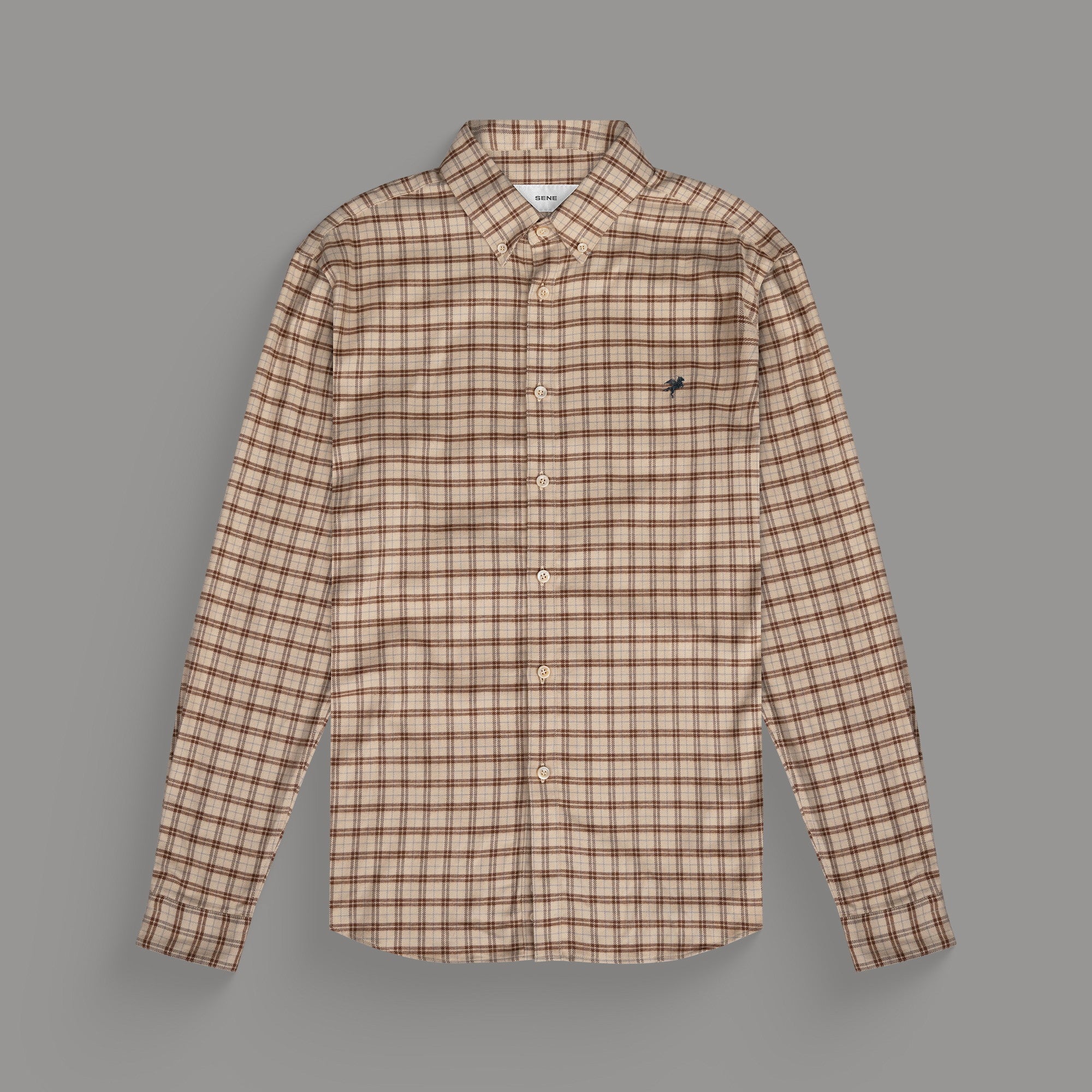 Custom Bespoke Tailored Flannel Shirt model Tyler in Ojai Plaid