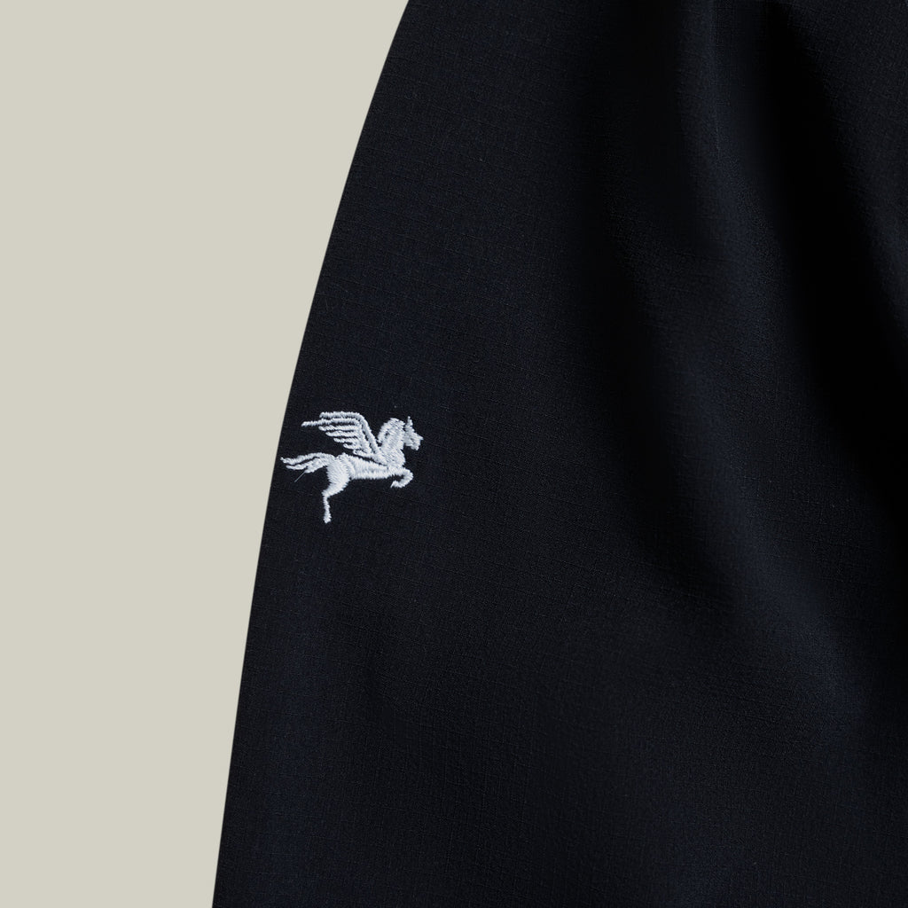Tags:(Large | 6’2 - 180) Ultralight Nylon Flex Shorts model Kive in Black