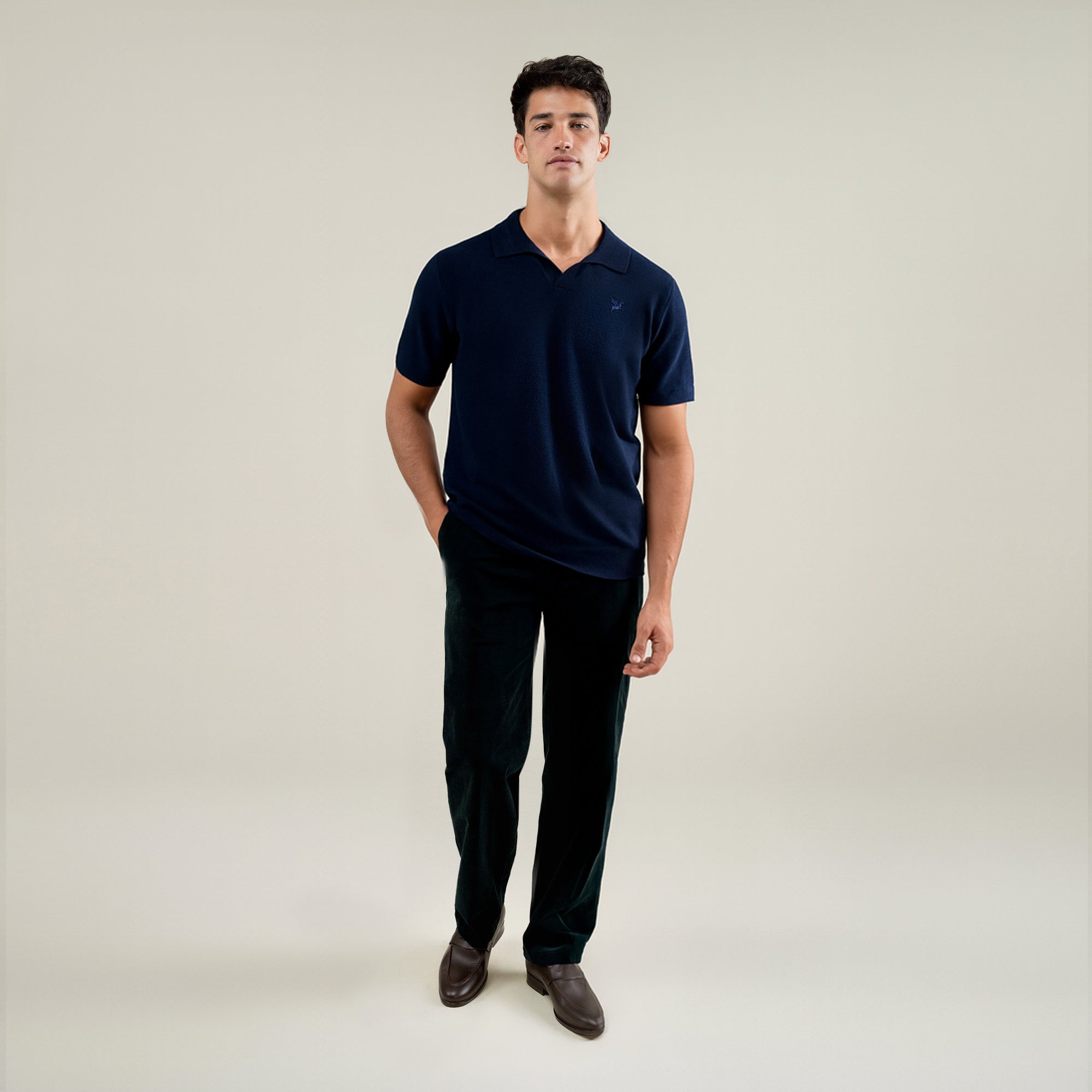 Tags:(Large | 6'1" - 165) Custom t-shirt tee model Jessey in Navy