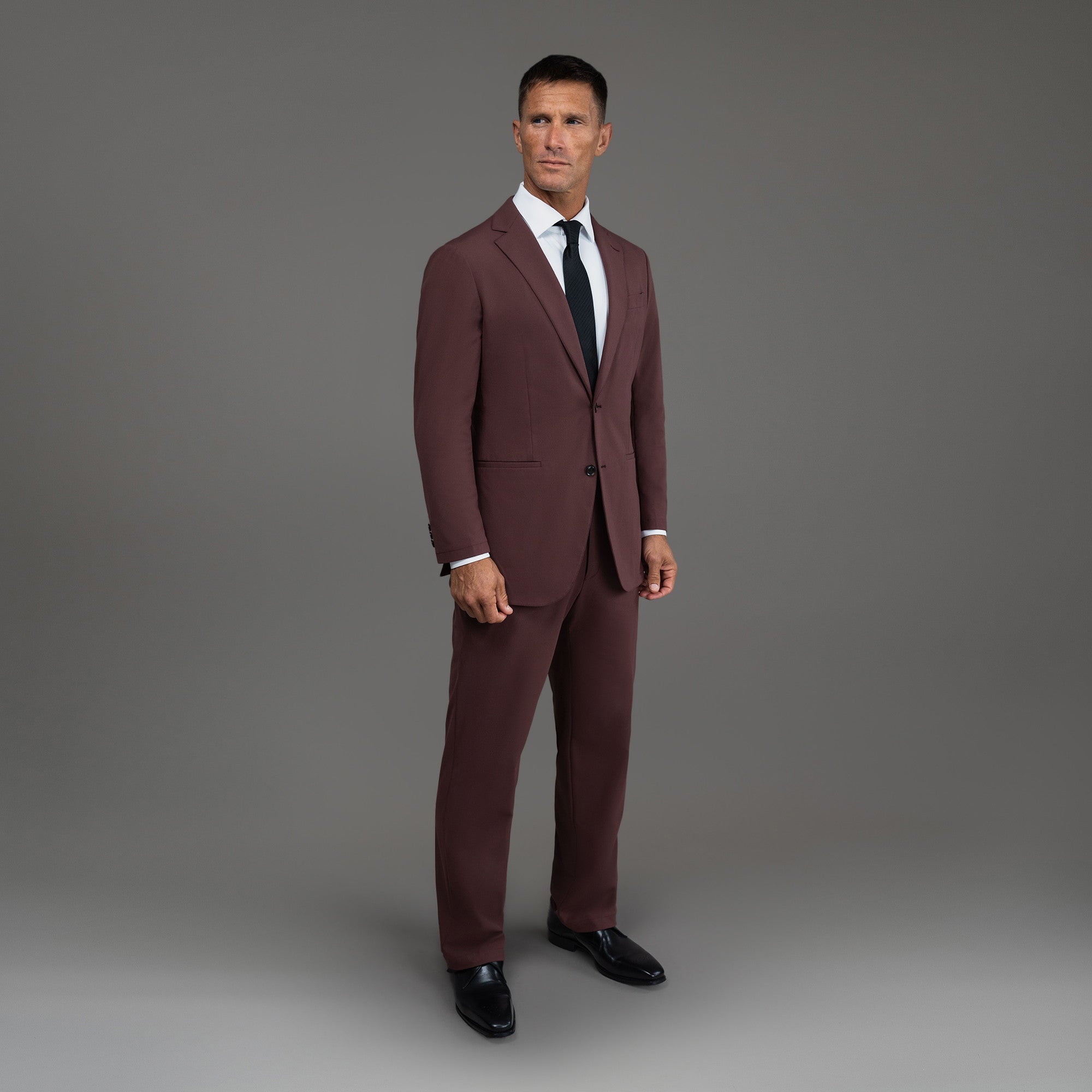 Soho FlexTech Blazer (Unlined) - Maroon