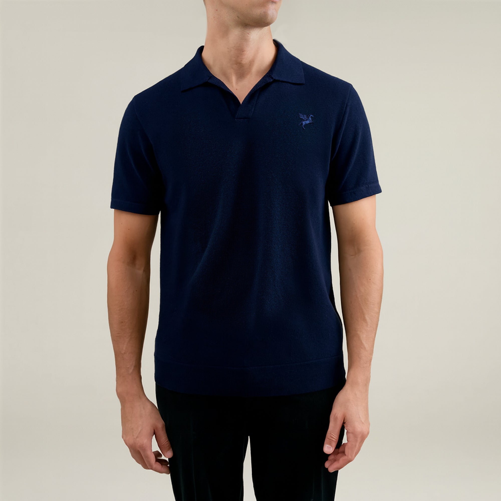 Tags:(Large | 6'1" - 165) Custom t-shirt tee model Jessey in Navy