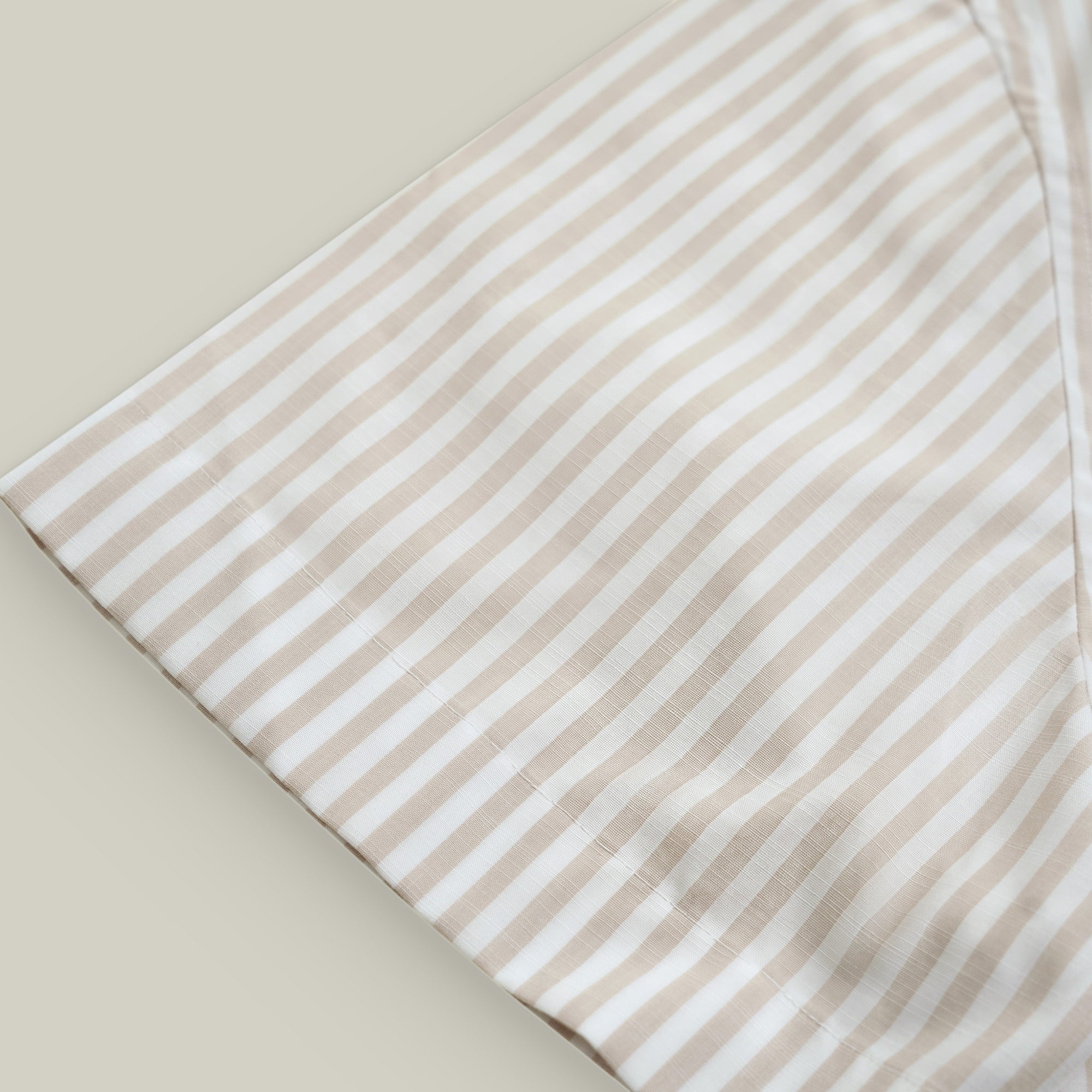 Bamboo Camp Shirt model Tyler in Monterey Stripe