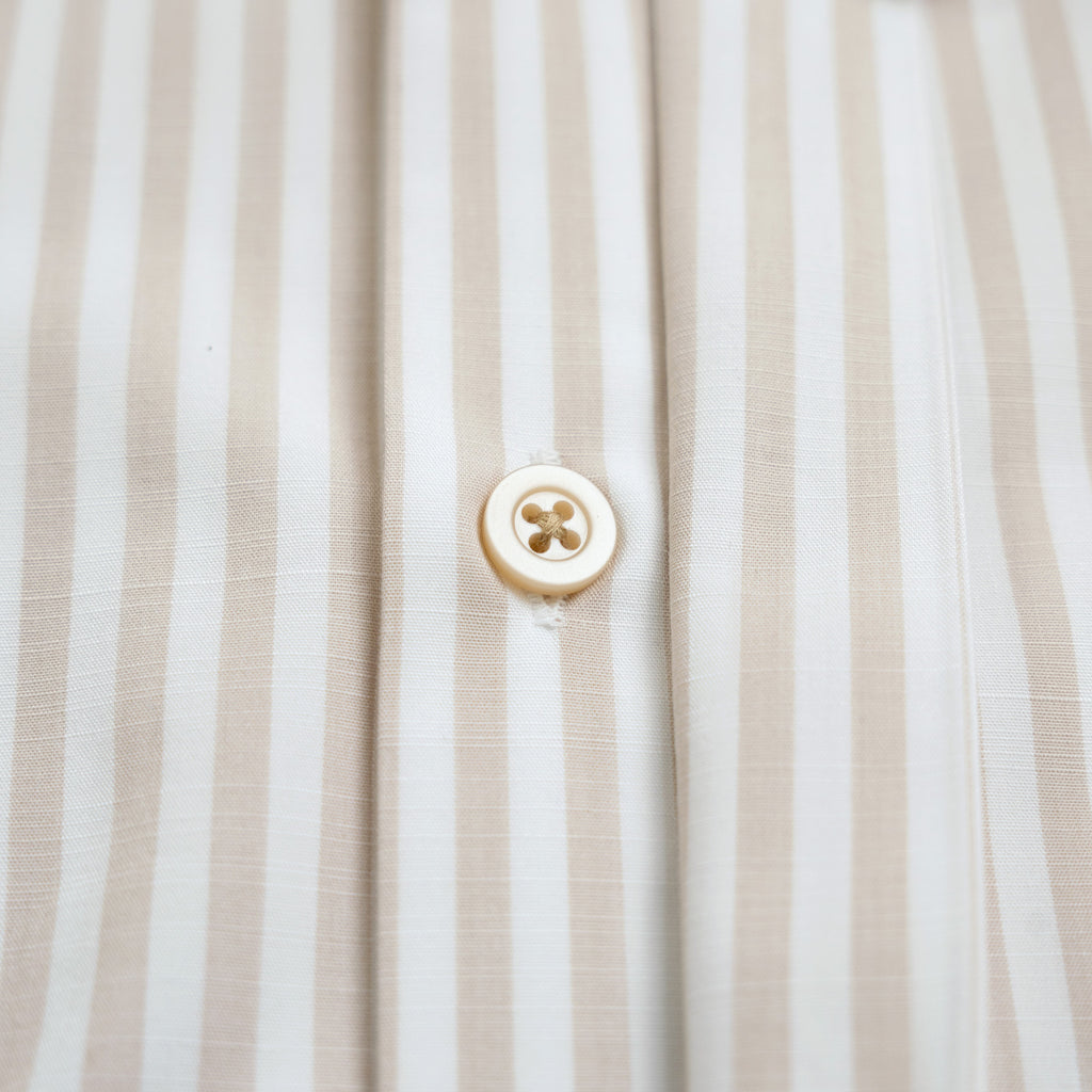 Bamboo Camp Shirt model Tyler in Monterey Stripe