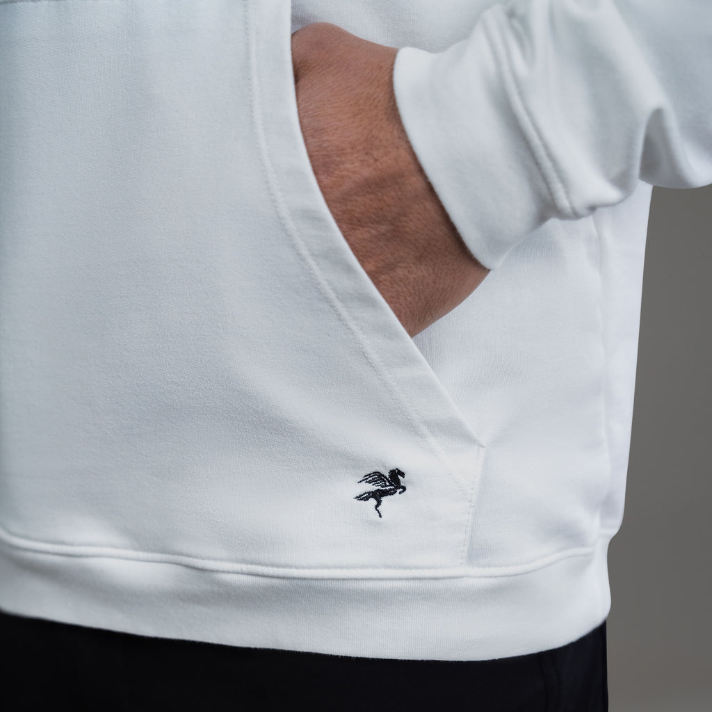 Tags:(6'0" - 180 lbs|Medium) custom hoodie model Tyler in White