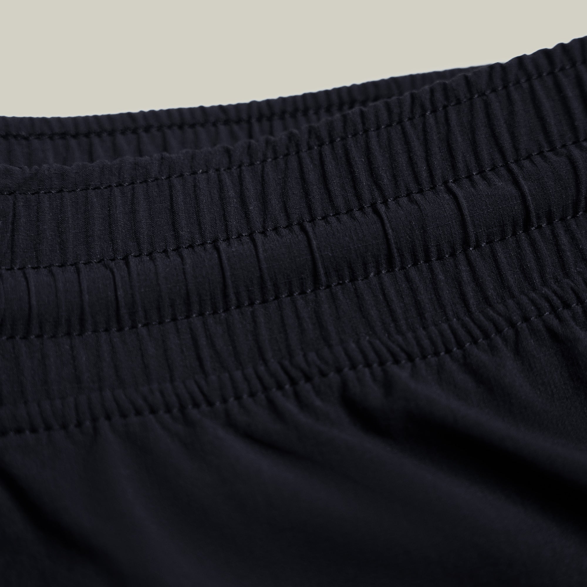 Tags:(Large | 6’2 - 180) Ultralight Nylon Flex Shorts model Kive in Black
