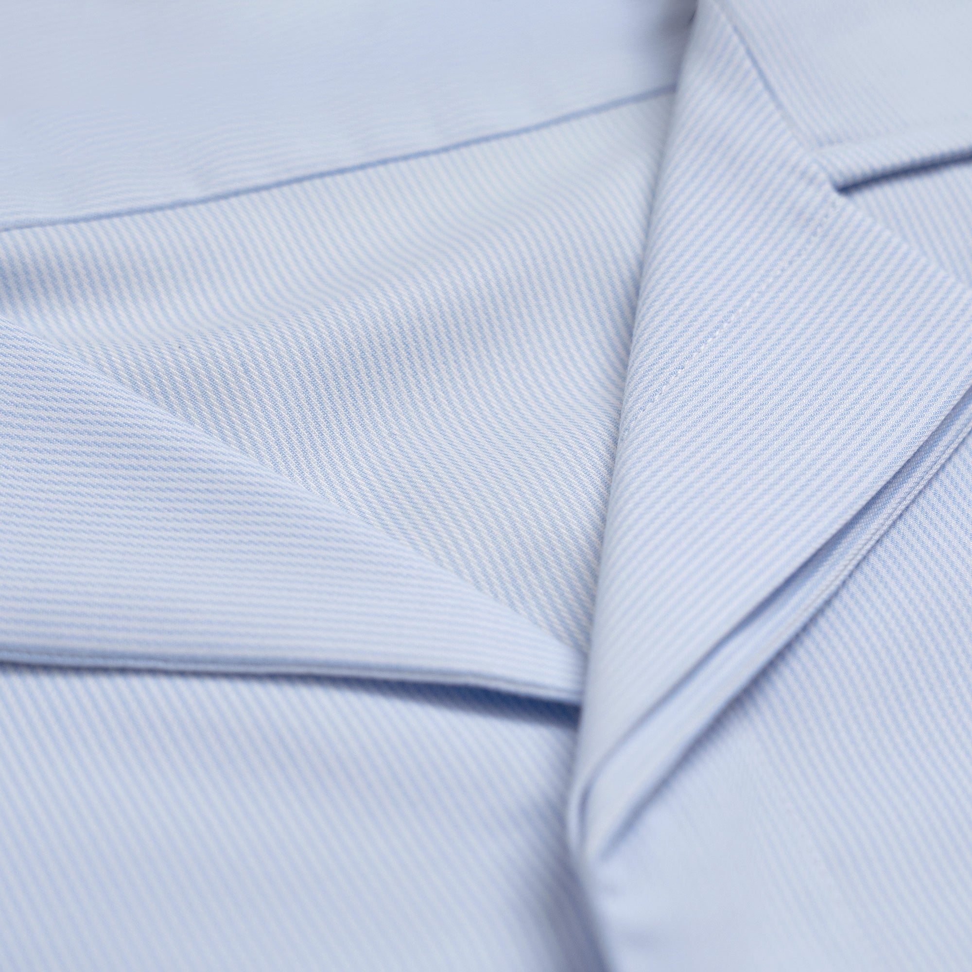 Bamboo Camp Shirt model Tyler in Pacific Mini Stripe