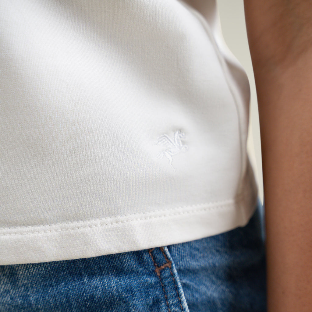 Tags:(Medium) Custom t-shirt tee model Melissa in Bone