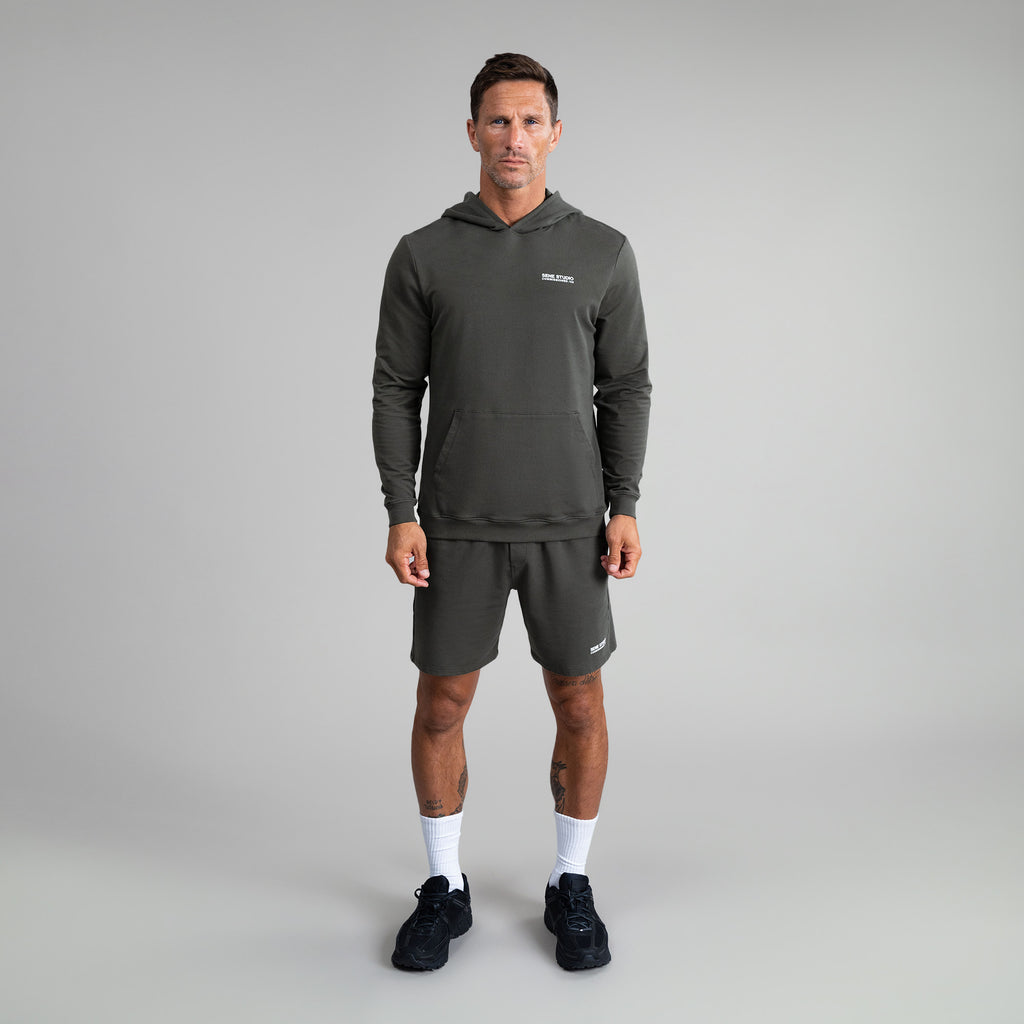 Tags:(6'0" - 180 lbs|Large) custom hoodie model Tyler in Smoke