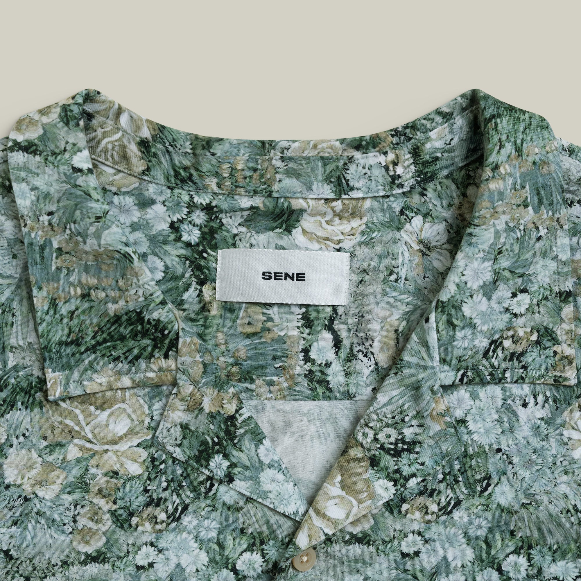Stretch Cotton Camp Shirt - Malibu Bloom