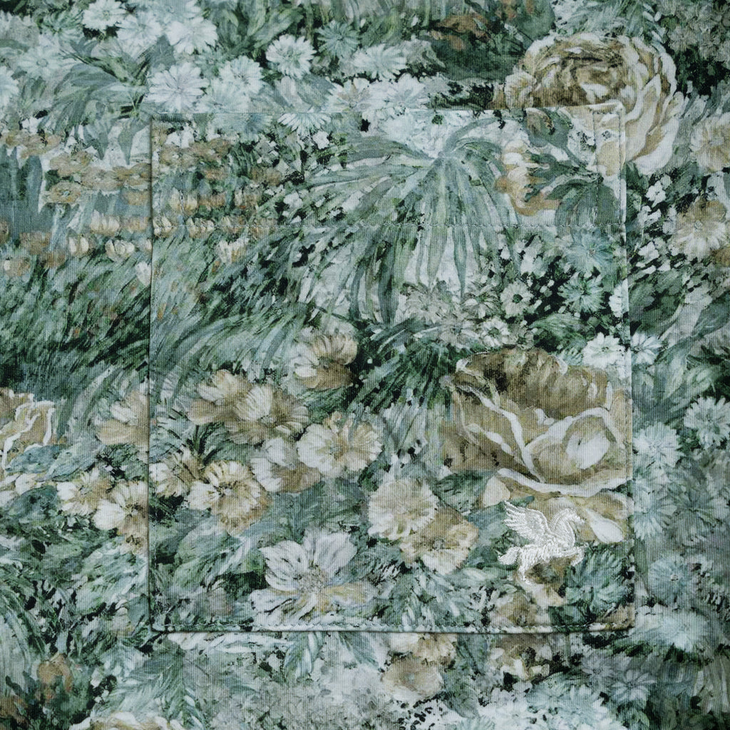 Stretch Cotton Camp Shirt - Malibu Bloom