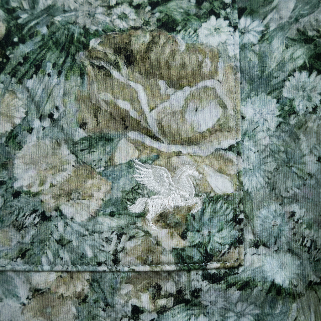 Stretch Cotton Camp Shirt - Malibu Bloom