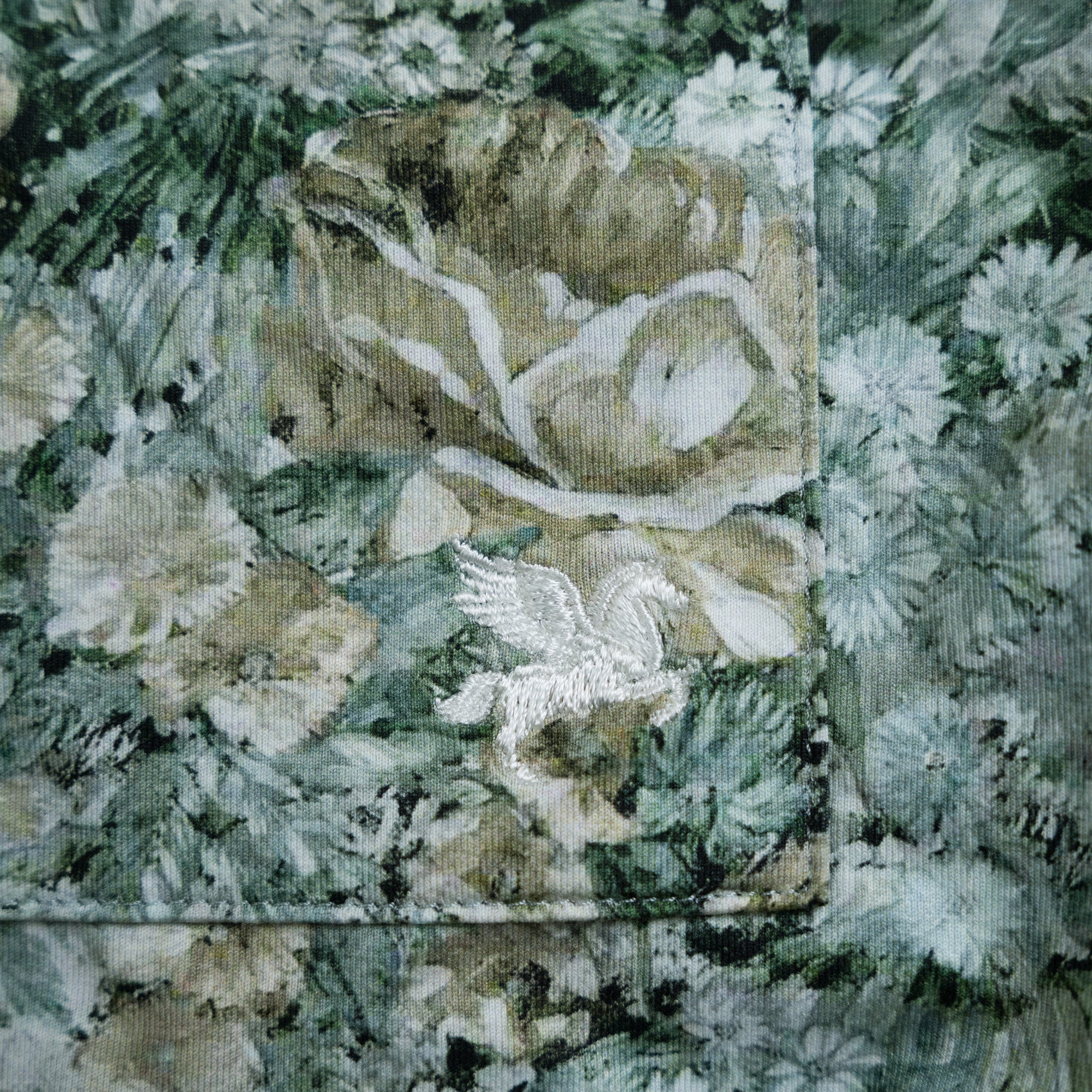 Stretch Cotton Camp Shirt - Malibu Bloom