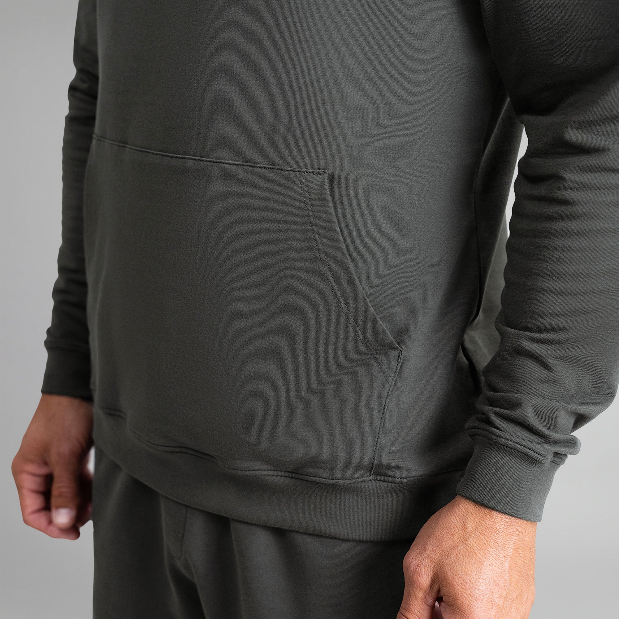 Tags:(6'0" - 180 lbs|Large) custom hoodie model Tyler in Smoke