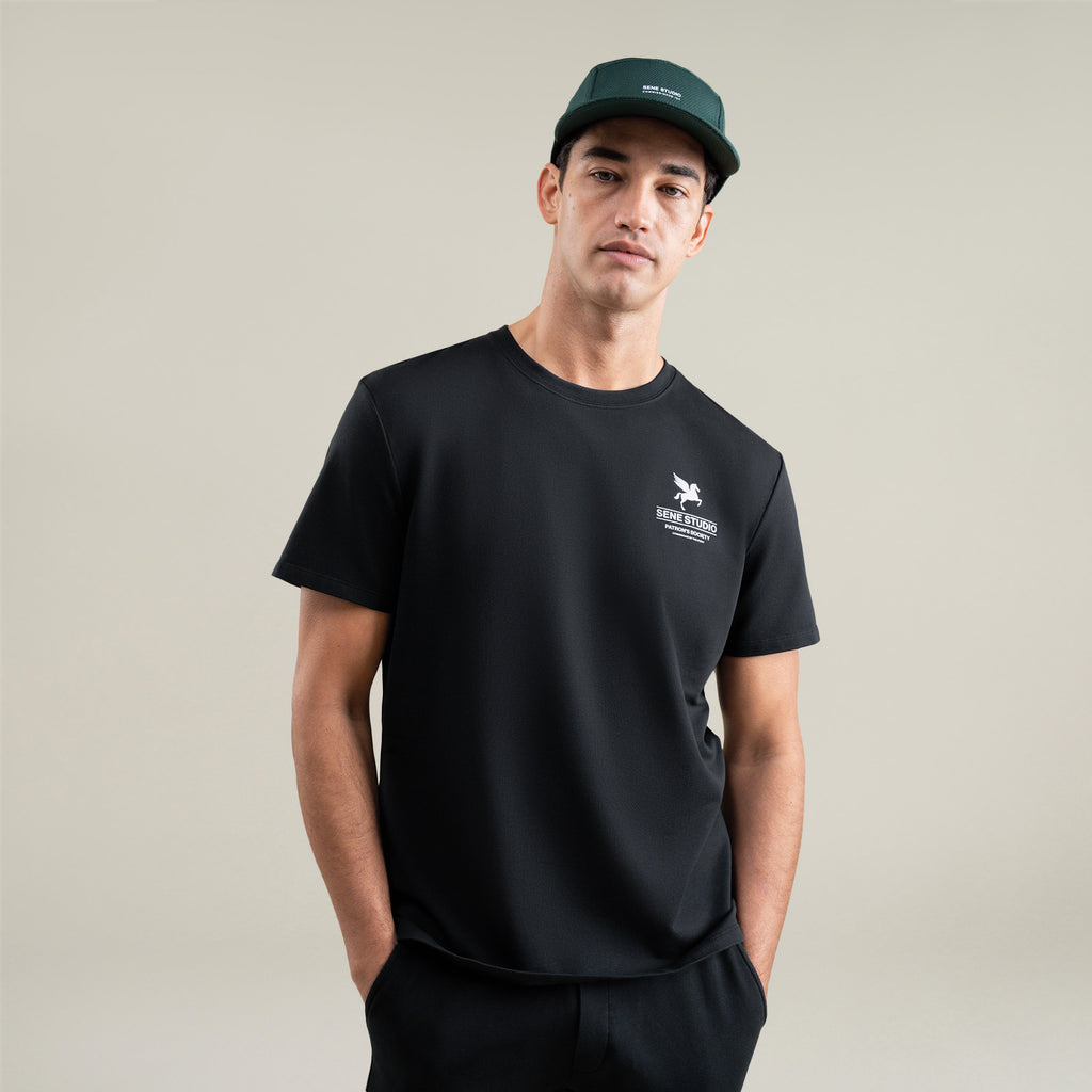 Tags:(Large | 6'1" - 165) Custom t-shirt tee model Jessey in Black