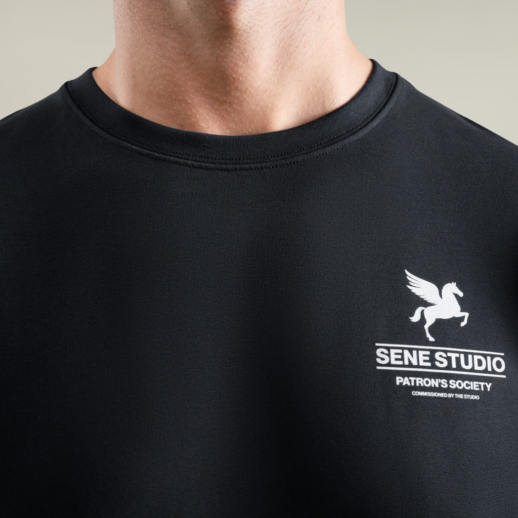 Tags:(Large | 6'1" - 165) Custom t-shirt tee model Jessey in Black