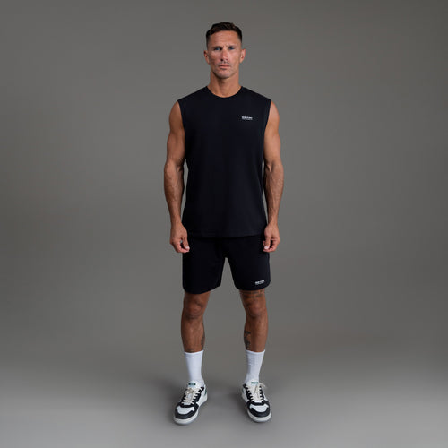 Tags:(6'0" - 180 lbs|Large) custom t-shirt tee model Tyler in Black