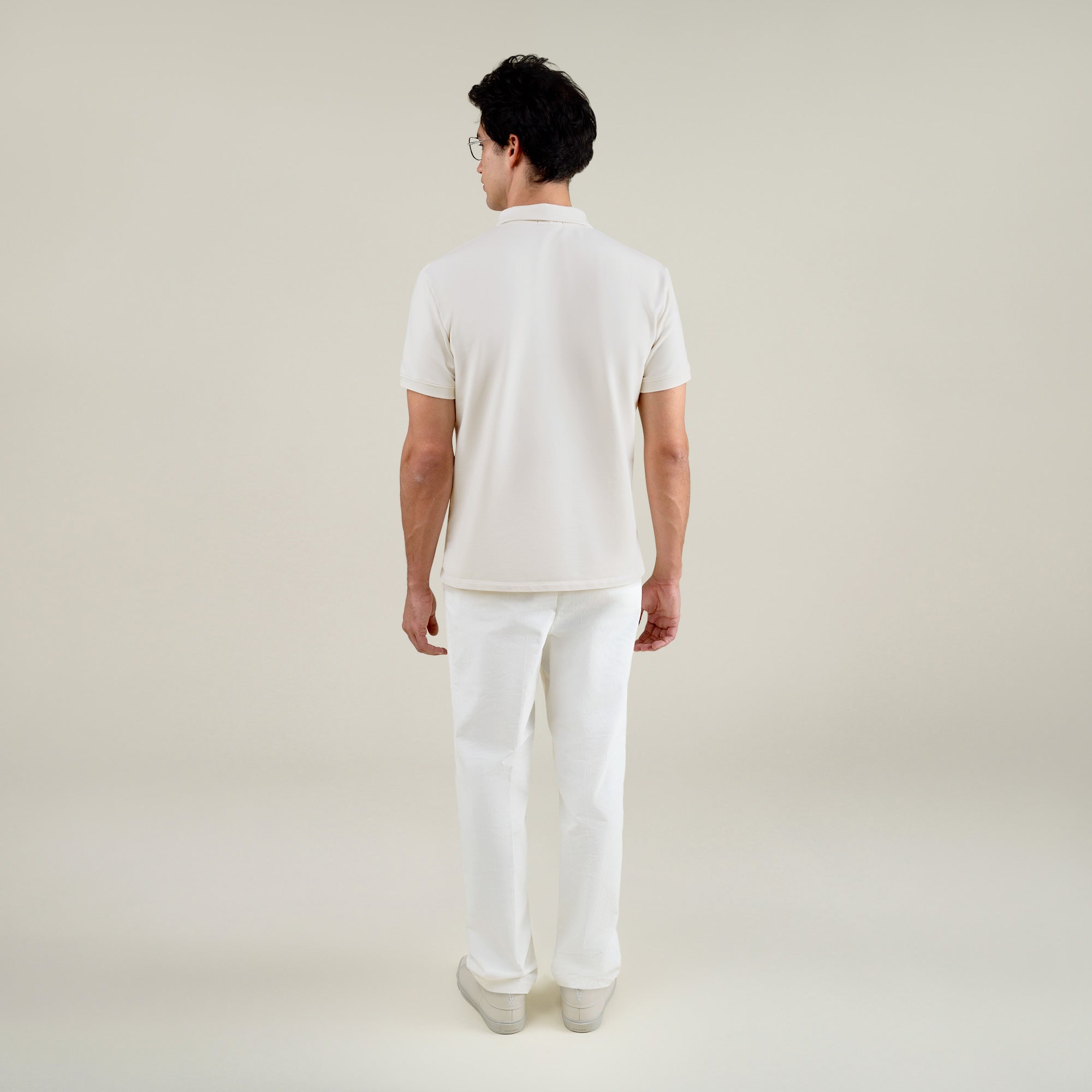 Tags:(6'1" - 165 lbs|Large) Custom t-shirt tee model Jessey in Bone