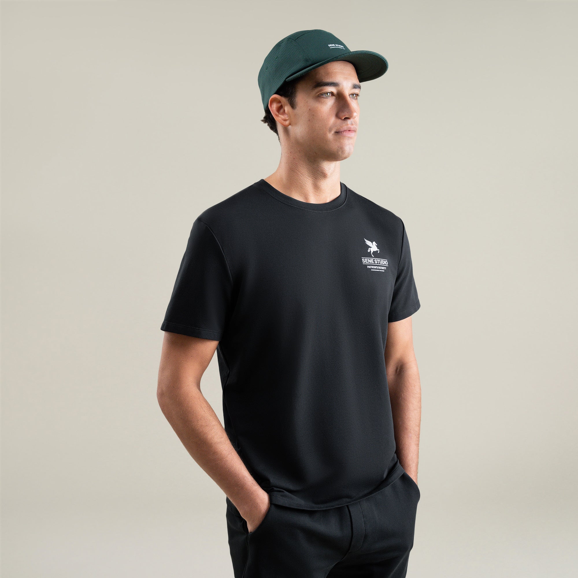 Tags:(Large | 6'1" - 165) Custom t-shirt tee model Jessey in Black