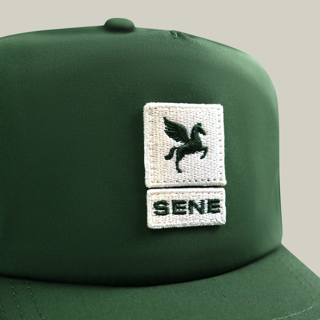 Sene hat model Tyler in Court Green