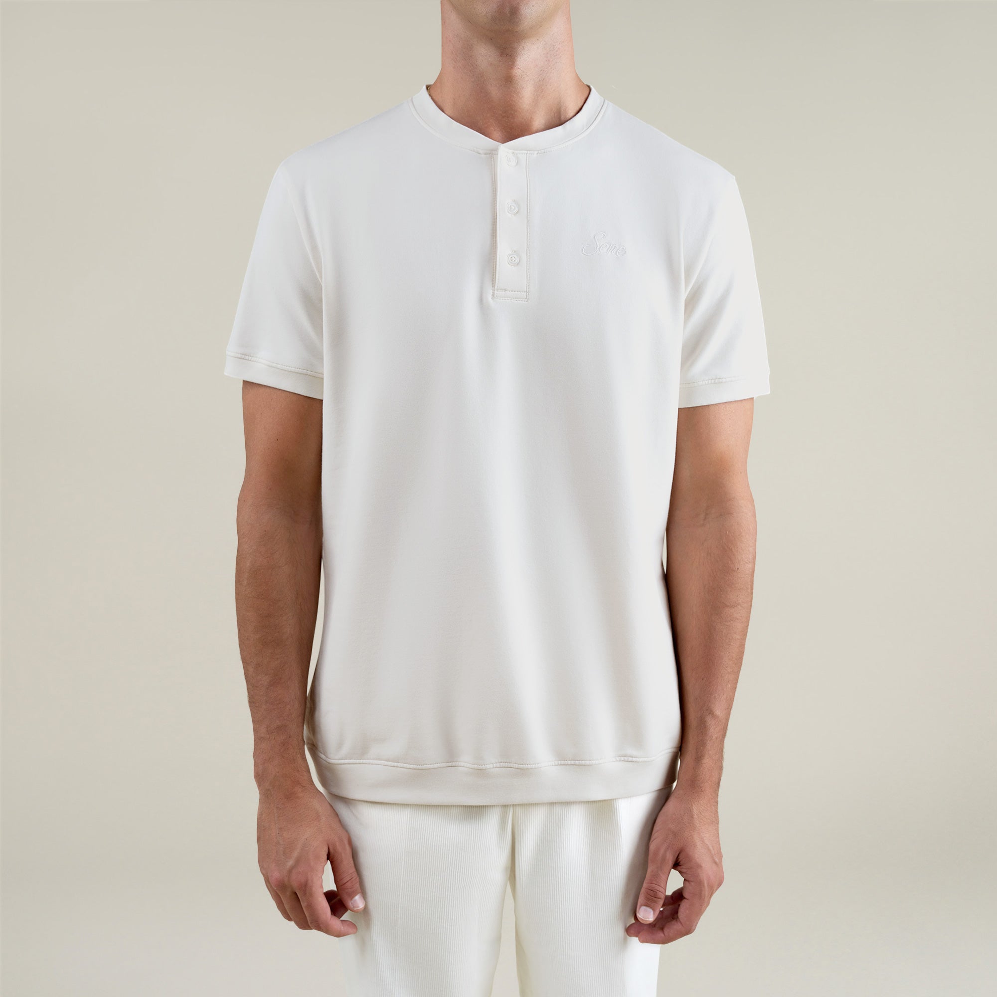 Tags:(Large | 6'1" - 165) Custom t-shirt tee model Jessey in Bone