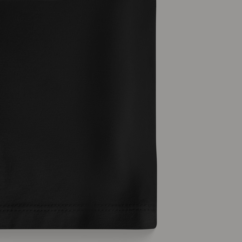 Tags:(6'0" - 180 lbs|Medium) custom t-shirt tee model Tyler in Black