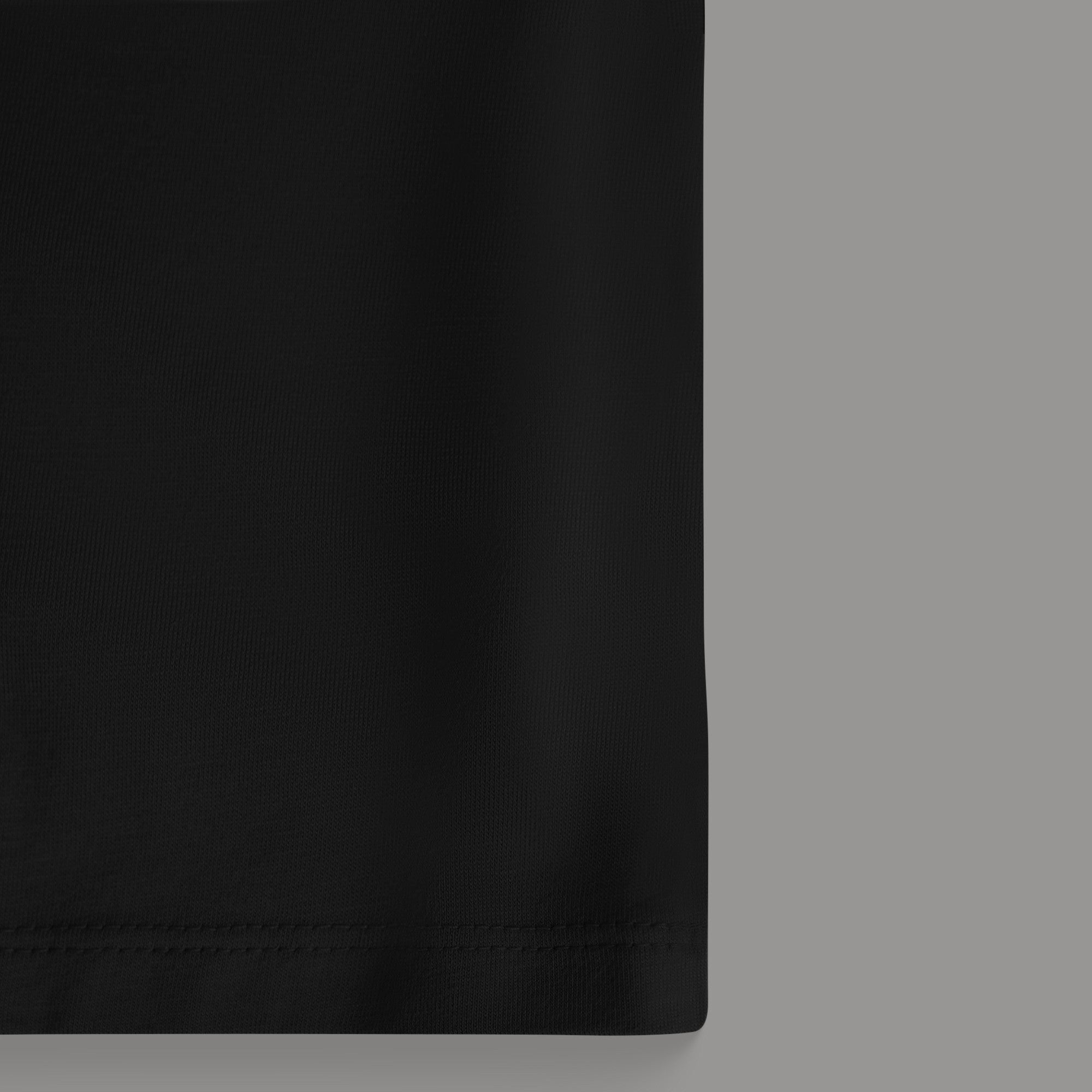 Tags:(6'0" - 180 lbs|Medium) custom t-shirt tee model Tyler in Black