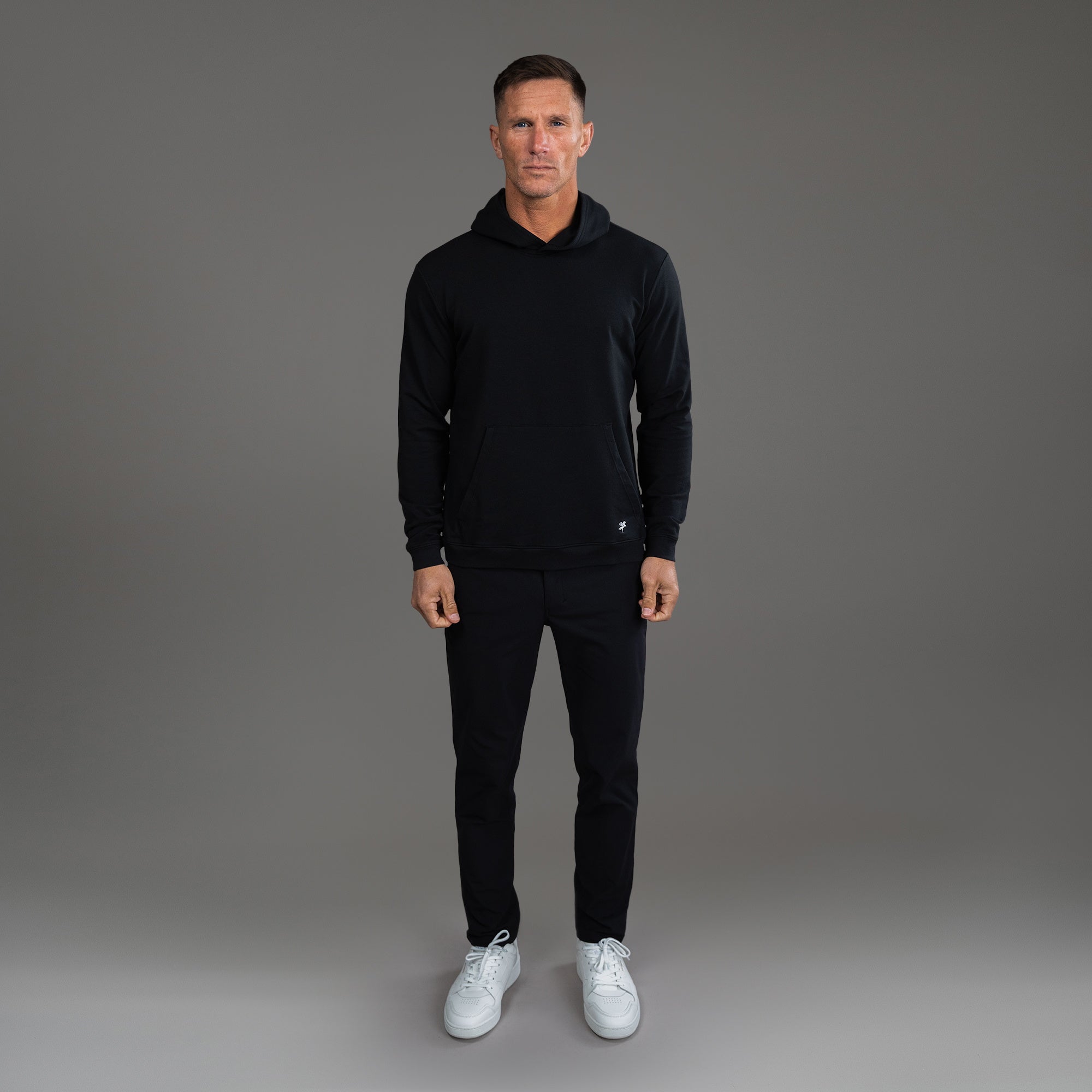 Tags:(6'0" - 180 lbs|Large) custom hoodie model Tyler in Black